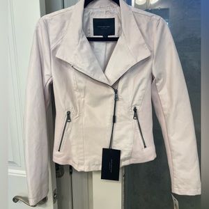 Marc New York pale pink suede jacket size Small